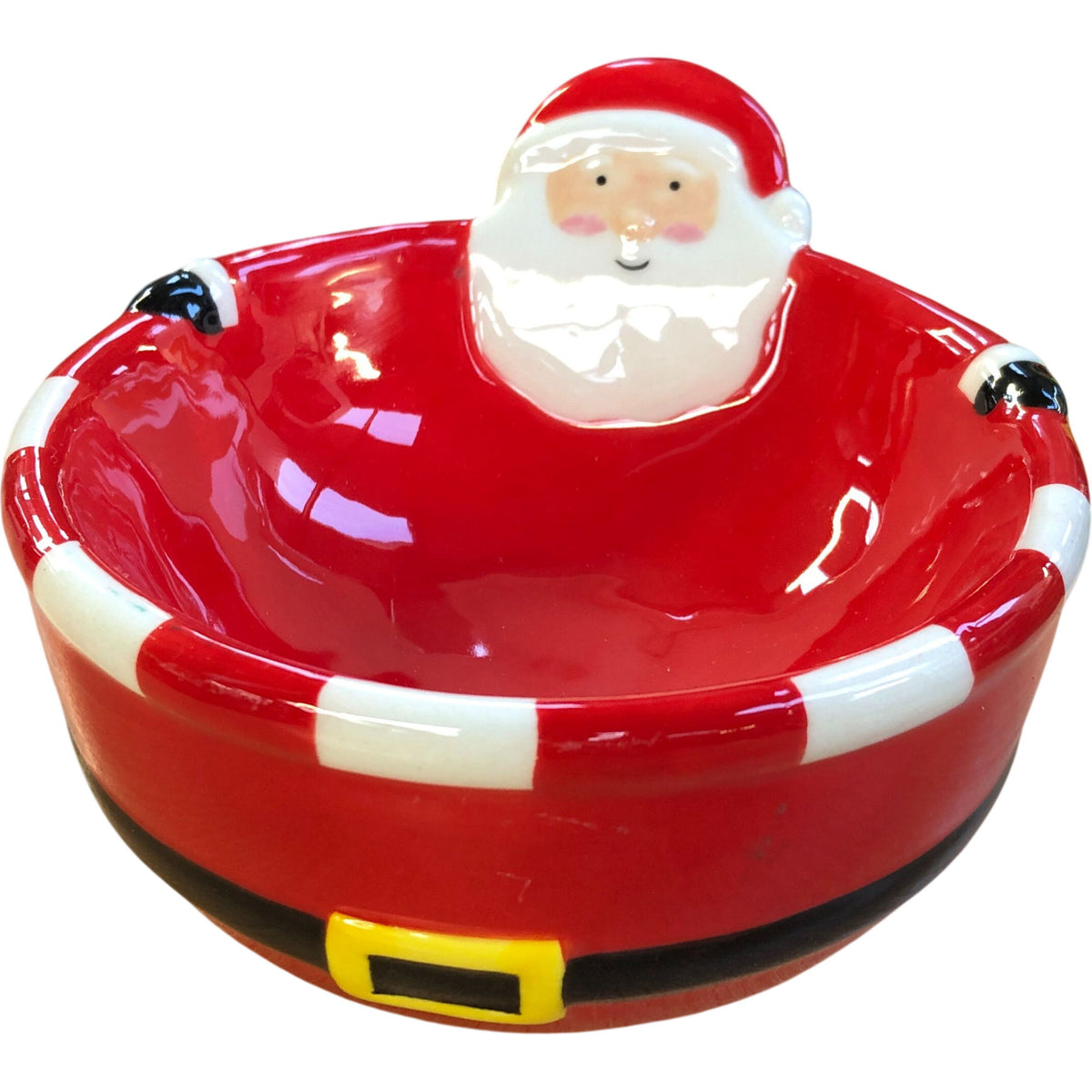 Santa Claus Candy Bowl Decorative Dish