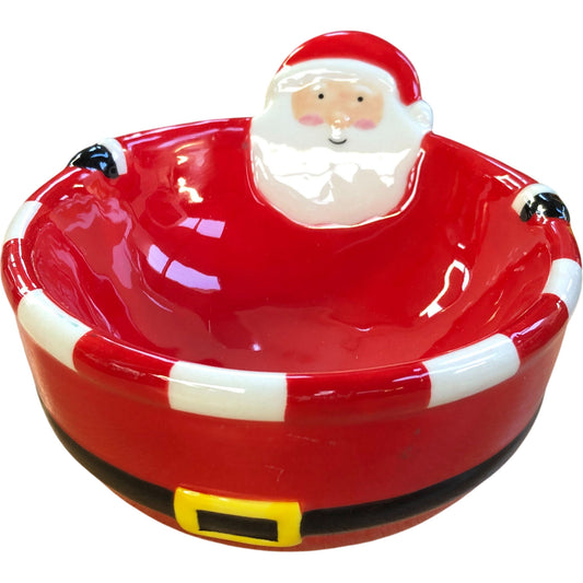 Santa Claus Candy Bowl Decorative Dish