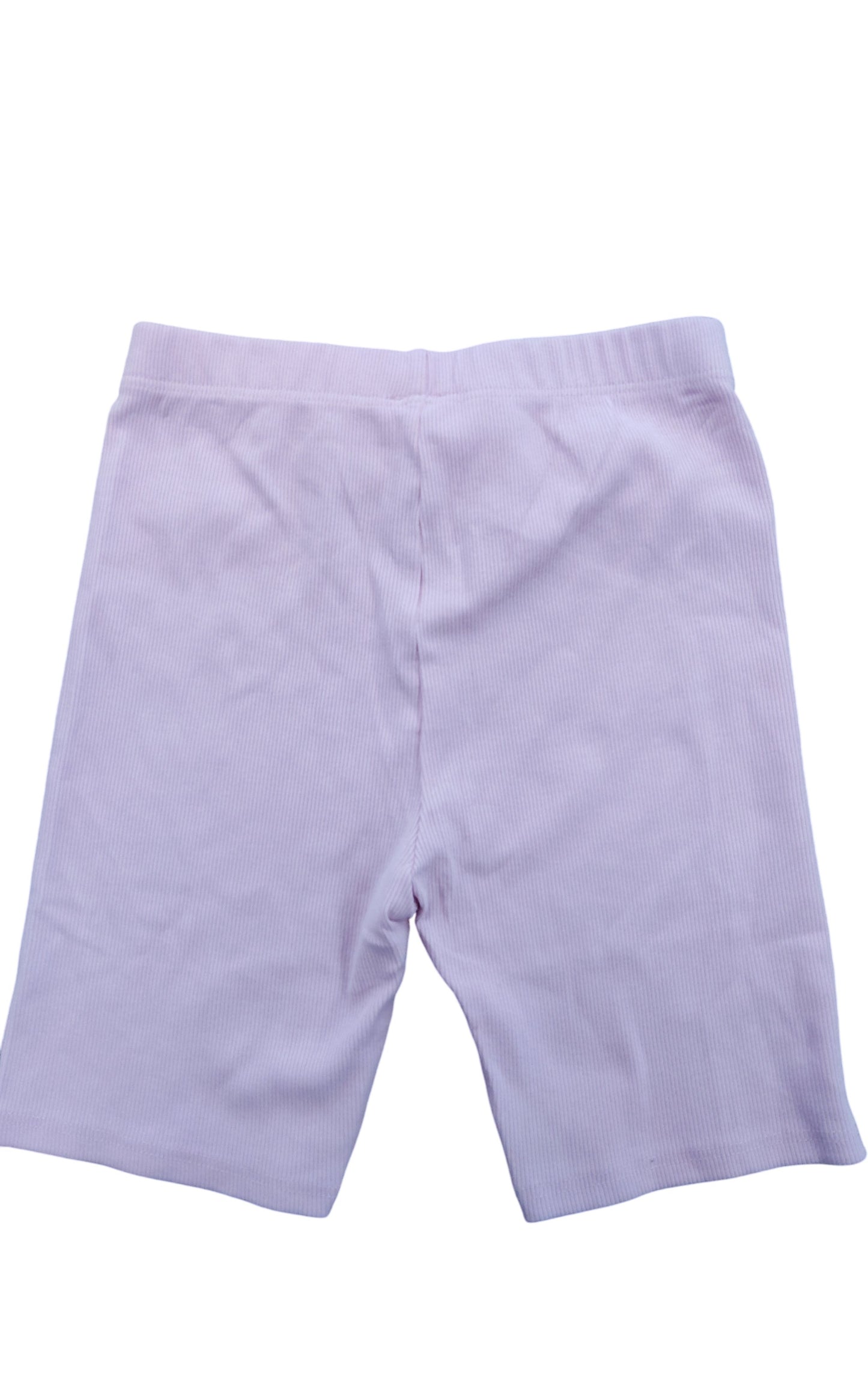 River Island Girls Ribbed Legging Shorts 9-10 Years Pink Stretchy Comfortable