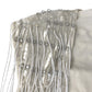 River Island Fringe Cape UK Medium Women's Beaded Cover-Up Top Cream