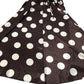 River Island Brown Polka Dot Dress UK Size 12 Women's Midi Length Casual Style