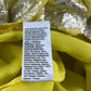 River Island Women's Yellow Floral Metallic Playsuit - Size 6