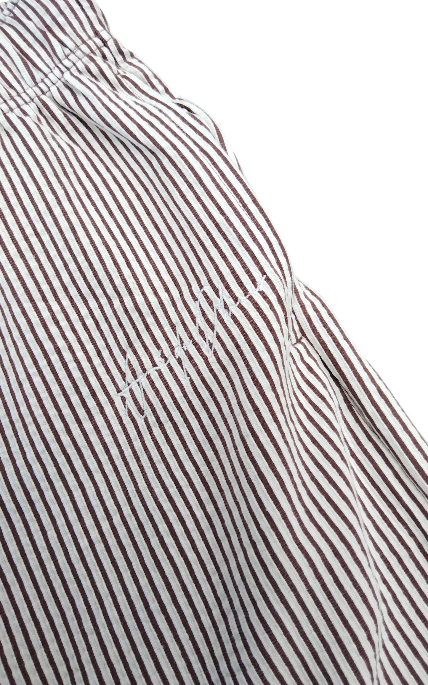 River Island Men's Light Pink Striped Shorts UK L Casual Summer Wear