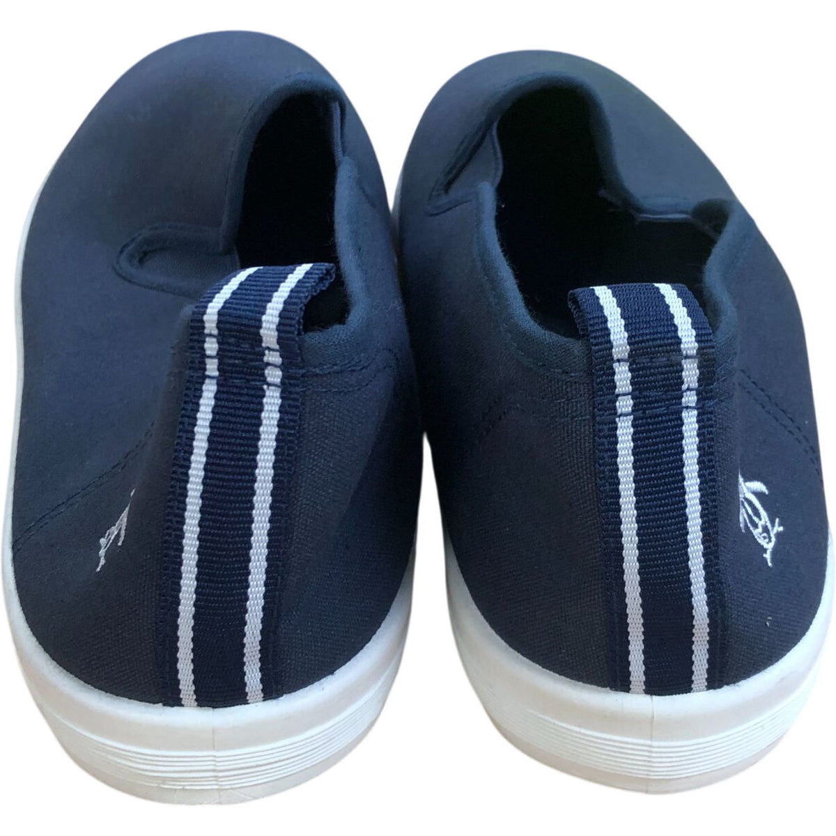 Original Penguin Men's Sabre Slip On Canvas Pumps Navy Size 10