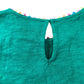 Boden Green Pom Pom Jersey Dress - Size 4