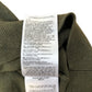 Roll Neck Sweater Size XL Slim Fit Men's Olive Green Merino