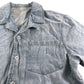 River Island Short Sleeve Shirt UK S Men Summer Lightweight Casual Blue