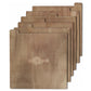 RETRO MUSIQUE Set Of Six 12 Inch Wooden LP Dividers With Hessian Cover Oak