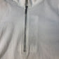Baukjen Zip Neck Top UK6 Women's Short Sleeve Organic Cotton White Blouse