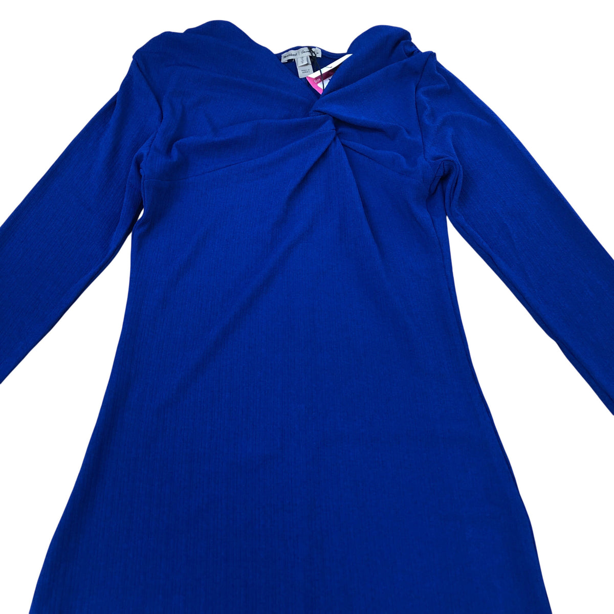 River Island Long Sleeve Blue Dress Women Elegant Fitted Outwear Party