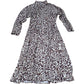 Baukjen Leanne Printed Midi Dress Plum Leopard