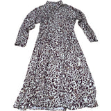 Baukjen Leanne Printed Midi Dress Plum Leopard