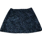 Sequin Skirt UK12 Women's Black Sparkly Mini Party Skirt