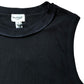 River Island Black Sleeveless Ribbed Top Size 8 Casual Stretchy Fashion
