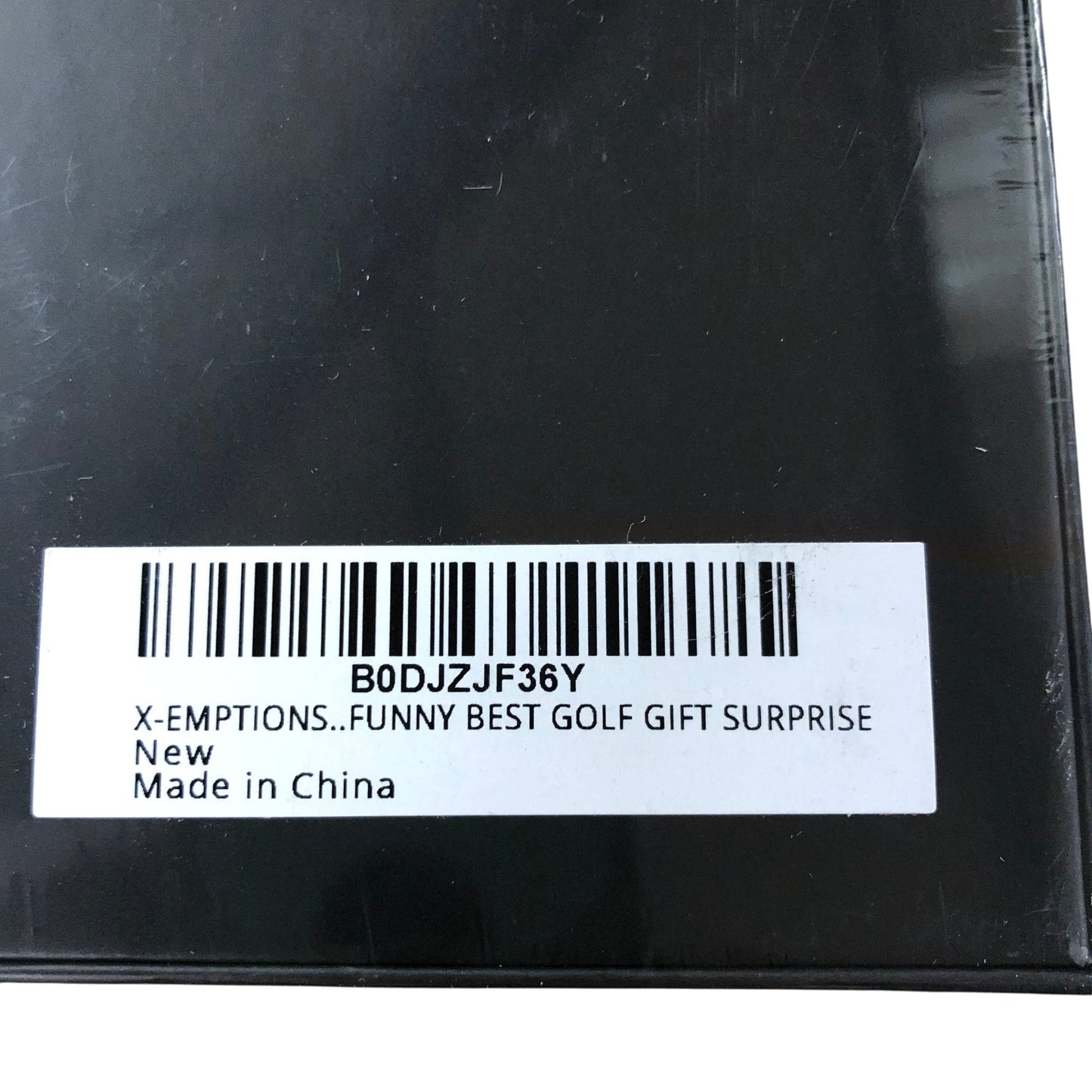 X-EMPTIONS Lousy Golfer Fun Golf Accessory Set with Golf Balls and Tees