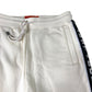Just Don All City Sweatpants Men's Cream Comfortable Trousers Size M Ankle Zips