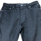 Harwood Slim Jean UK34 Mens Pure Black Stretch Cotton
