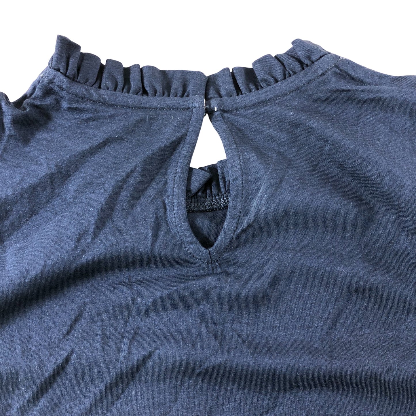 Navy Frill Vest - Size 12