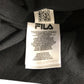 FILA x Hailey Bieber Women's Black Crinkle Shorts Lightweight Medium UK12