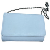Rainbow Club White Evening Clutch Purse Bag Chain Strap Formal Occasion