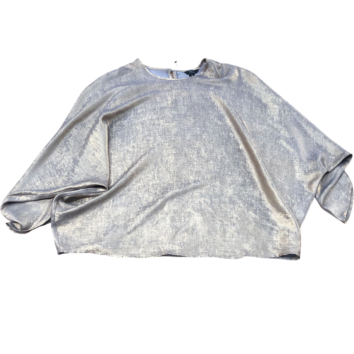 River Island Metallic Batwing Top Size 12