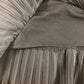Pleated Strapless Top UK Medium Women's Black Pleated