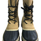 SOREL Caribou WP Women's Insulated Waterproof Boots Size UK6Tan Black