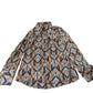 Women's Long Sleeve Shirt Abstract Print Polyester Fashion XS