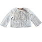 River Island Girls Cream Faux Fur Coat