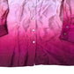 River Island Gradient Collar Shirt UK8 Women's Long Sleeve Polyester Pink