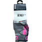 Monnet Mid Air Socks M 7-8 Men's Fast Drying Breathable Grey Pink Outdoor Gear