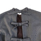 River Island Women's Houndstooth Print Top Brown Lining Casual