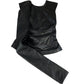 River Island Black Faux Leather Scarf Top Women’s Sleeveless Stylish Blouse