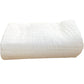 Large White 100% Cotton Quilted Throw 270x260cm