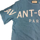 AVANT-GARDE PARIS Small Men's T-Shirt Cotton Graphic Print Blue Short Sleeve Tee