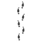 Elves Footprint Stencil Christmas Festive Crafting Decorative Tool