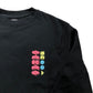 River Island Black Sweatshirt UK Size S Men's Crew Neck Graphic Print
