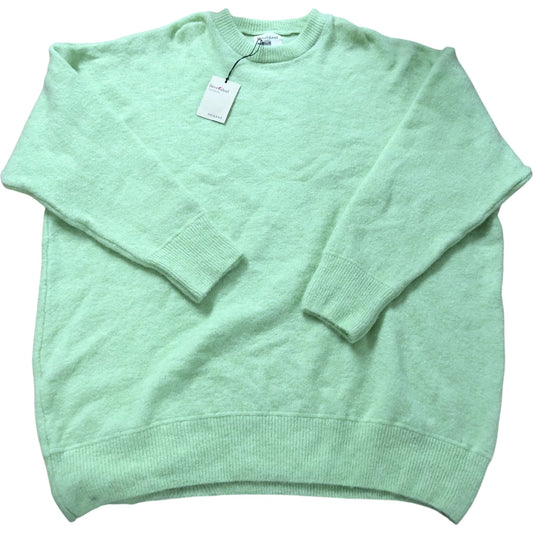 River Island Studios Relaxed Sweater UK M Women's Green Wool Blend