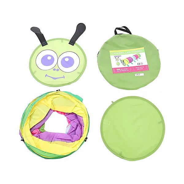 Caterpillar Tunnel 46cm x 180cm Kids Play Tent Outdoor Activity Fun