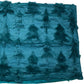 Green Christmas Tree Textured Fabric Pillowcases Set of 2 27cmx48cm