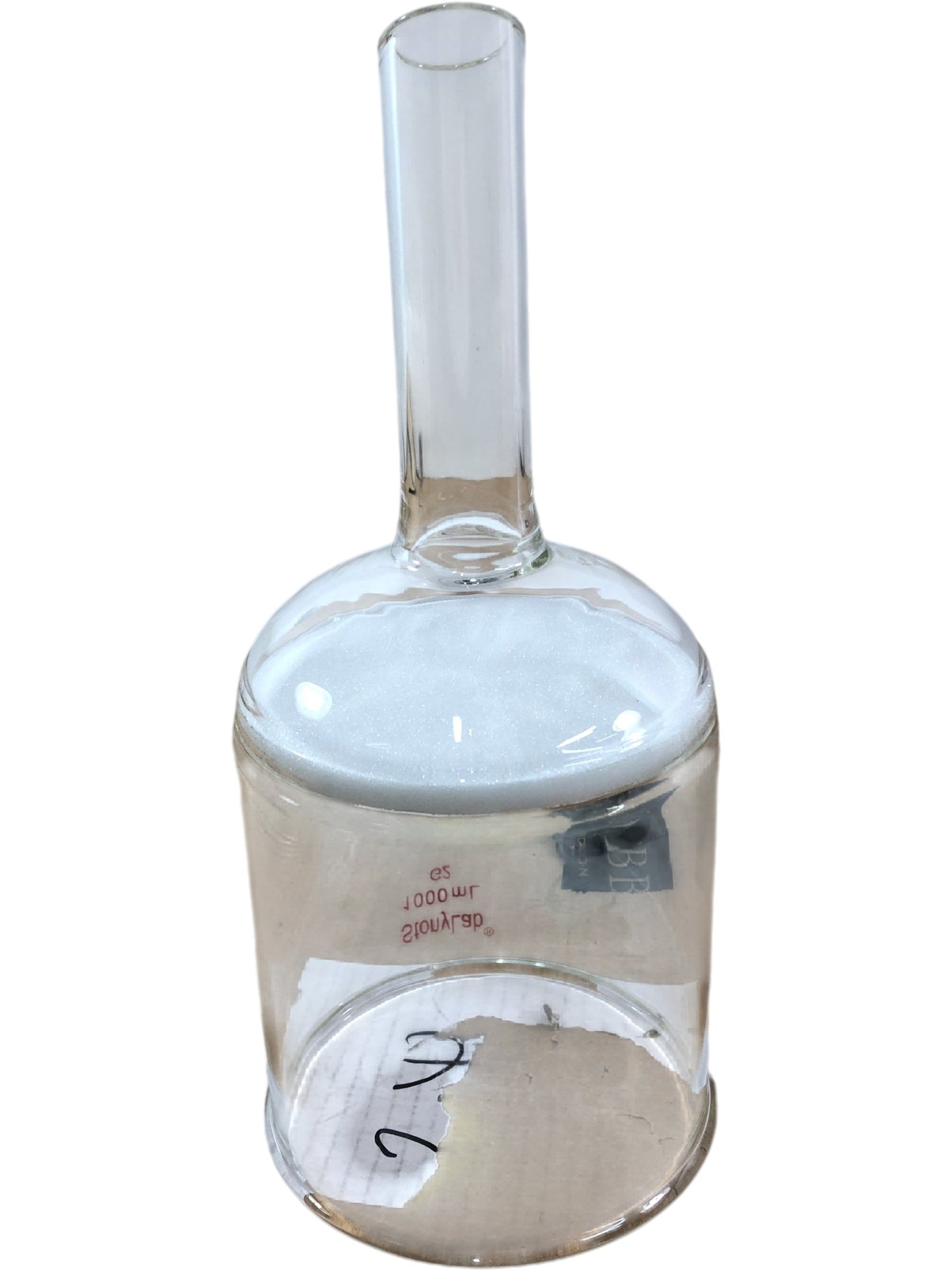 STONYLAB 1000mL Round Bottom Glass Flask Lab Beaker G2 Laboratory Equipment