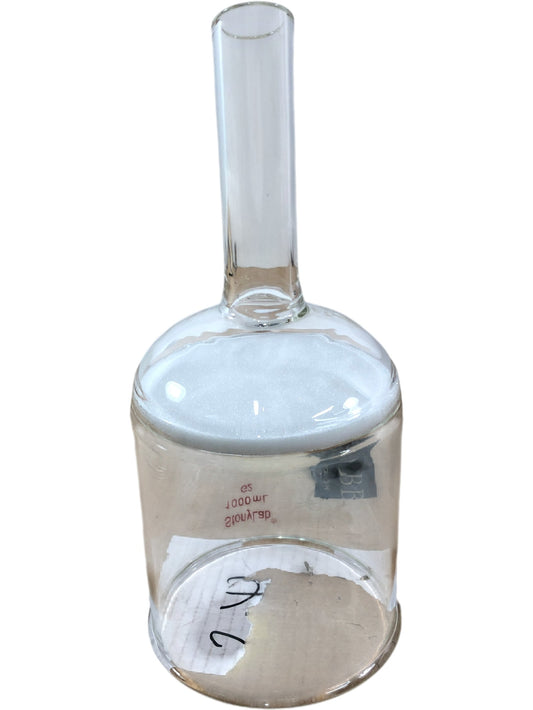 STONYLAB 1000mL Round Bottom Glass Flask Lab Beaker G2 Laboratory Equipment