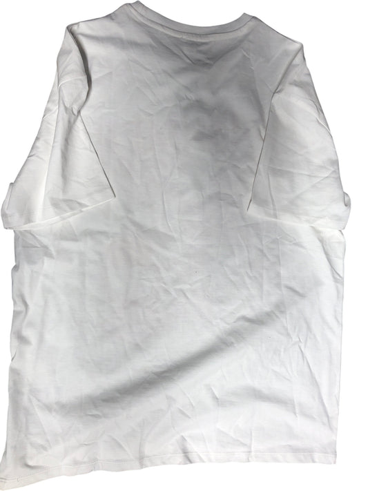 River Island Summer Nights T Shirt Kids 5-6 Years White Pink Casual Top