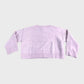 RIVER ISLAND Pink Knit Jumper Women's Button Detail Crew Neck