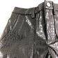 River Island Black Crocodile Effect Trousers Cargo Style 7 Years