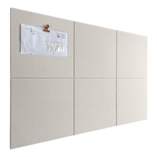 DECORETTA Cork Board Alternative 12 Pack Felt Wall Tiles Sage