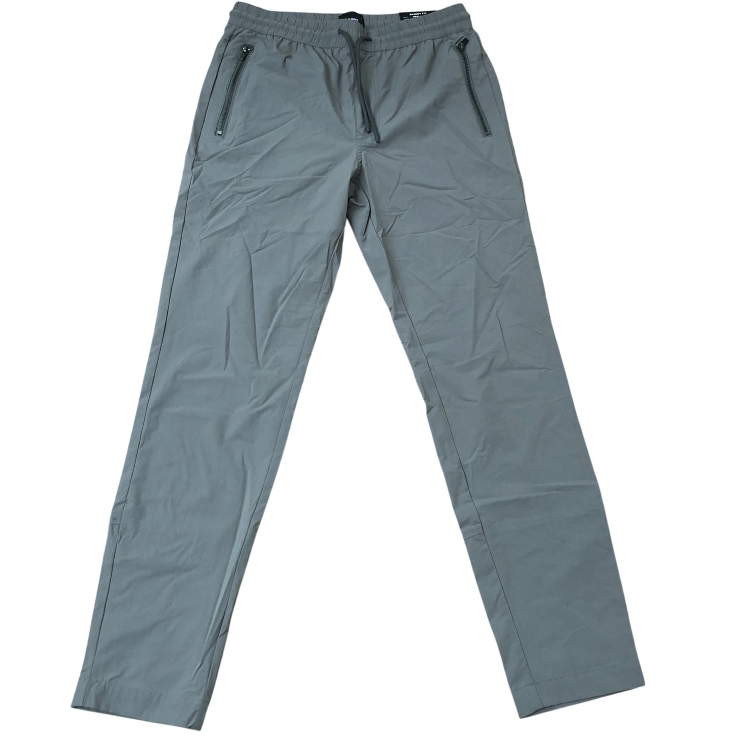 River Island Skinny Fit Large Regular Trousers Men's Activewear Grey