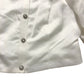 White Embellished Collar Cropped Shirt Size 16
