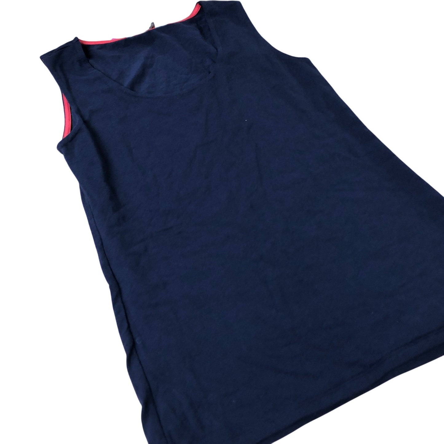 Boden Women's Activewear Tank Top  Navy Blue Red Trim UK12