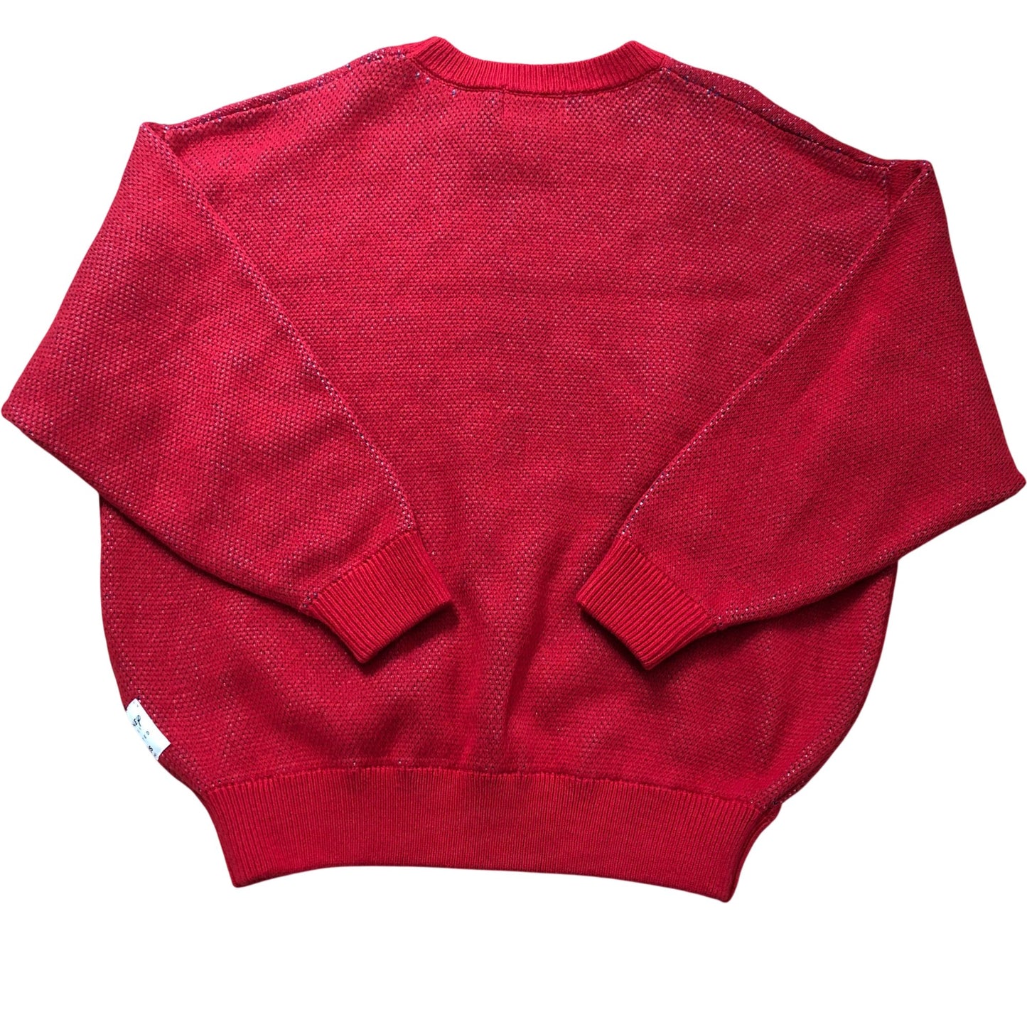 MUS Fantasia Mickey Mouse Sweater Free One Size Red Graphic Knit Jumper
